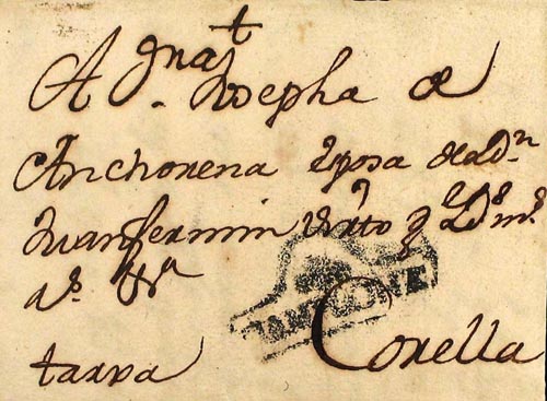 1738, carta de pamplona
